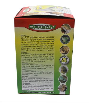 Tropic-Shop Dragon Reptile Basking Spot 100 Watt Value Pack - Double Pack for Optimal Heat & Comfort - Buy Online on GoSupps.com