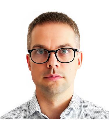 Buy Mini Glasses Nerd Pin Anti Blue Light Reading Glasses - Free Case Spring Hinge 2.5 Diopters for Women - Buy Online on GoSupps.com