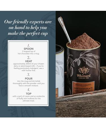 Whittard of Chelsea - Chocolat Chaud Saveur Caramel Sal (2 Packs) - Buy Online on GoSupps.com