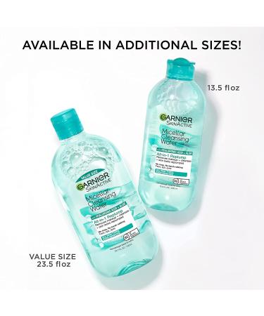 Garnier SkinActive Micellar Water with Hyaluronic Acid 13.5 Fl Oz - 2 Count - Buy Online on GoSupps.com