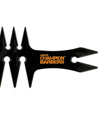 Champion Barbers 3-in-1 Styling Comb - Hair Detangling & Texture Comb - Wide Tooth Comb for Afro, Wet, & Curly Hair - Buy Online on GoSupps.com