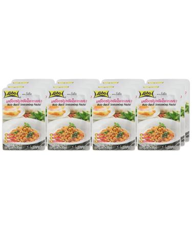 LOBO Thai Basil Paste | Pack of 12 (12 x 50g) | Authentic Thai Flavor for International Shipping - Buy Online on GoSupps.com