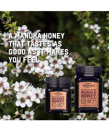 Taylor Pass Honey Co. Manuka Honey MGO83+ UMF5+ 500g | Sustainable New Zealand Honey | (Manuka UMF5+/MGO83+) - Buy Online on GoSupps.com