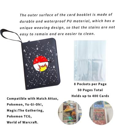 400 Pockets Trading Card Sleeves and Binder Album Set for Pokemon Cards - Buy Online on GoSupps.com