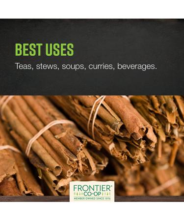 Frontier Co-op Korintje Cinnamon Sticks 1lb Pack - Premium Quality Spice for Baking and Cooking - Buy Online on GoSupps.com
