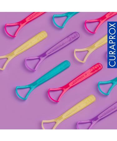 Curaprox CTC 202 Tongue Scraper - Dual Edge Design for Effective Tongue Cleaning - Buy Online on GoSupps.com
