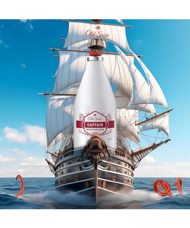 Old Spice Captain Aftershave Lotion 100ml - Buy Online on GoSupps.com
