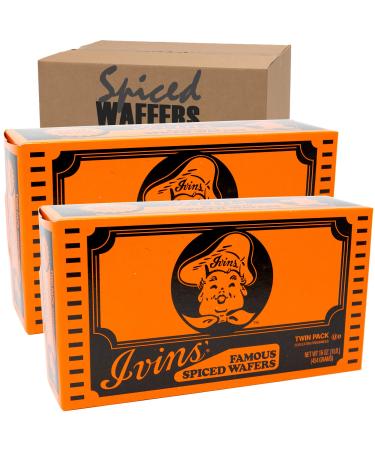 Ivins Famous Spiced Wafers, 2 boxes (16 oz ea.) 1 Pound (Pack of 2)