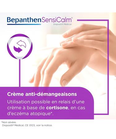 Bepanthen Sensicalm Anti-Itch Cream - Medical Device - Atopic Eczema Itching - Cortisone Free - Adult Horn - 2 Pack of 50g (100g Total) - Buy Online on GoSupps.com