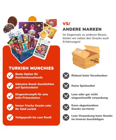 Globally Inspired Midi Sweets Box: 13 Authentic Snacks & American Candy - Snackbox Direct from Turkey - Buy Online on GoSupps.com