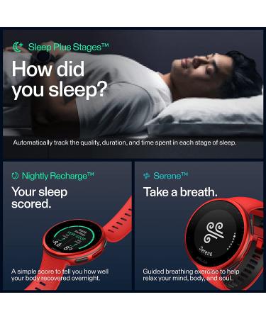 Polar Vantage V2 GPS Smartwatch - Red | Medium-Large | Premium Multisport - Buy Online on GoSupps.com