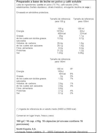  NESCAFE DOLCE GUSTO Nescaf Dolce Gusto Coffee with Milk 16 x 7g - Buy Online on GoSupps.com