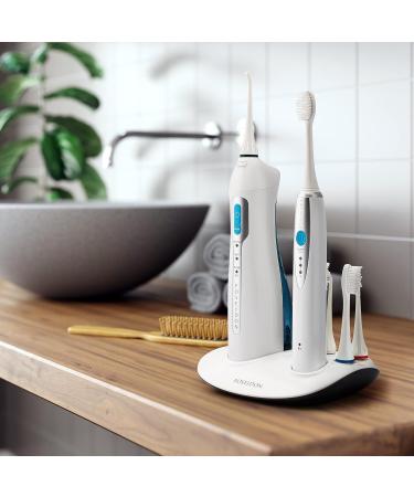 Buy ToiletTree Products Poseidon Irrigator & Toothbrush Combo | Rechargeable Sonic Toothbrush & Oral Irrigator for Oral Health | Extra Tips Included - Buy Online on GoSupps.com