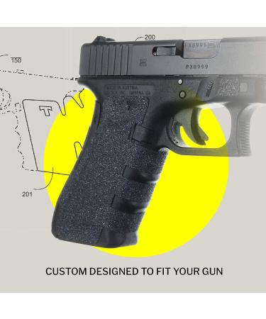 TALON Grips Adhesive Pistol Grip Compatible with Glock 17 22 24 31 34 35 37  Made in The USA Previous Generation Granulate-Black - Buy Online on GoSupps.com