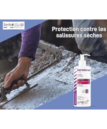  SORIFA Pack of 12 Derm cran Barrier cream - Protection AGAINST DRY SOILS Glass wool cement - dust Hands face and body High tolerance 500 ml pump bottle. - Buy Online on GoSupps.com