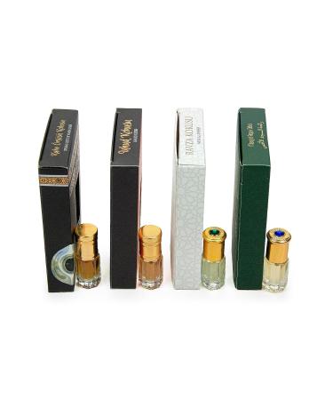 ihvan online Personal Fragrance Prayer Rug Fragrance Islamic Perfume Oil Rollerball for Men & Women Alcohol Free Scents Pack of 4-12 mL / 0.40 Fl Oz Uhud Kaaba Cover Ravza Masjid al-Aqsa Uhud - Kaaba Cover - Ravza - Masjid al-Aqsa 0.1 Fl Oz (Pack of 4) - Buy Online on GoSupps.com