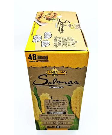 Sanissimo Oven Bake Corn Crackers - 3 Count, Pack of 48 | Salmas Horneadas - Buy Online on GoSupps.com
