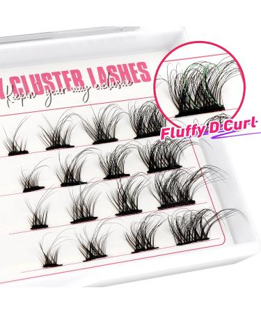 ALPHONSE D Curl Russian Individual Cluster Lash Clusters - Fluffy Natural DIY Cat Eye Extensions - Buy Online on GoSupps.com