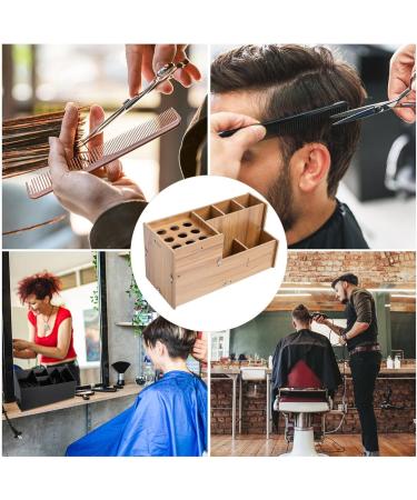 minkissy Hairdressing Scissor Stand Salon Organizers Storage Hair Stylist Shears Rack Hair Brush Holder Barber Scissor Holder - Buy Online on GoSupps.com