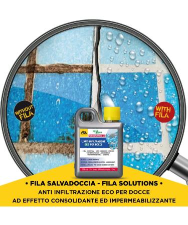 FILA Surface Care Solutions FILA SAUVEDOCCIA Bathroom Anti Seepage Consolidating Effect Waterproof Transparent No Film Creating Film Suitable for Tile Grout 375ml - Buy Online on GoSupps.com