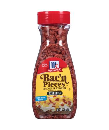 McCormick Bac'n Pieces Bacon Chips 4.1oz Container - Pack of 3 - Buy Online on GoSupps.com