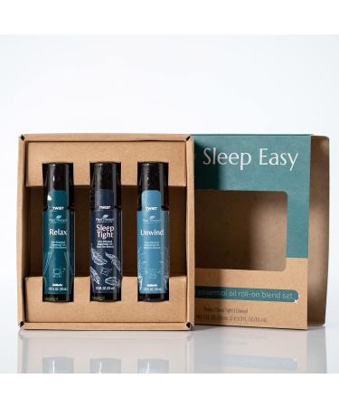 Plant Therapy Sleep Easy Essential Oil Roll-On Blend Set - Relax Sleep Tight & Unwind | Pre-Diluted 10 mL Each | International Shipping - Buy Online on GoSupps.com