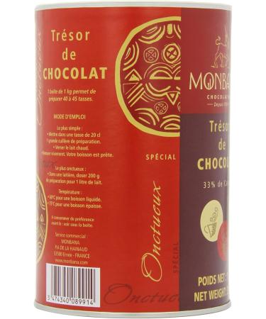 Monbana Tresor De Chocolate Bte 1 kg Box (Pack of 2) - Buy Online on GoSupps.com