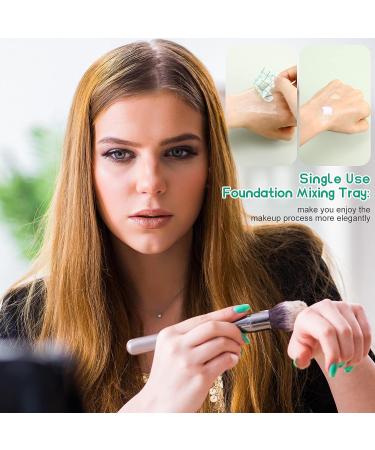 100 Piece Single-Use Hand Palette for Makeup Artists | Transparent Waterproof Tape | 2.3 x 2.3 Inches - Buy Online on GoSupps.com