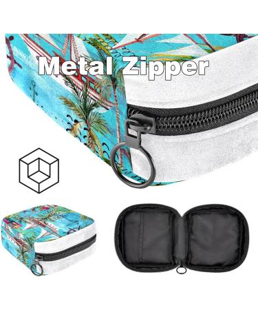 GIAPB Sanitary Napkin Storage Bag - Boat Blue Period Tampon Makeup Pad Pouch | 2125 - Buy Online on GoSupps.com