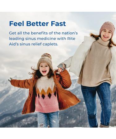 Rite Aid Maximum Strength Sinus Relief Caplets - Daytime and Nighttime Combo - 20 Count - Buy Online on GoSupps.com
