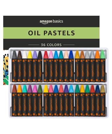 Amazon Basics 36-Count Washable Oil Pastels Crayon Set - Multiple Colors - Buy Online on GoSupps.com