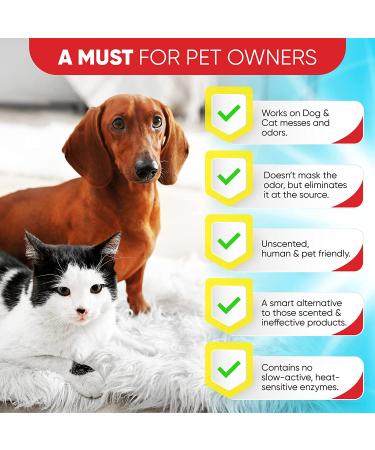 386 Professional Strength Pet Odor Eliminator - Premium Unscented Neutralizer for Dogs & Cats - Long-Lasting Multipurpose Urine Remover - Buy Online on GoSupps.com