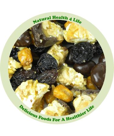 Natural Health 4 Life Snack Nut Mixes Fudge & Fruity Dark Chocolate Nutty Caramel 150g in Kraft Foil Lined Resealable Pouches (3 Pouches) Natural Health 4 Life 3 Snack Mix Set Fudge & Fruity Dark Chocolate Nutty Caramel. 150g x 3. - Buy Online on GoSupps.com