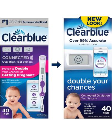 Clearblue Connected Ovulation Test System - Bluetooth enabled with 40 Advanced Digital Tests - Buy Online on GoSupps.com