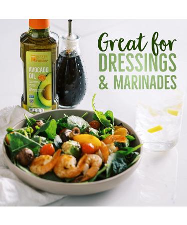 BetterBody Foods Avocado Oil - Refined Non-GMO Cooking Oil for Paleo & Keto, 500ml - Buy Online on GoSupps.com