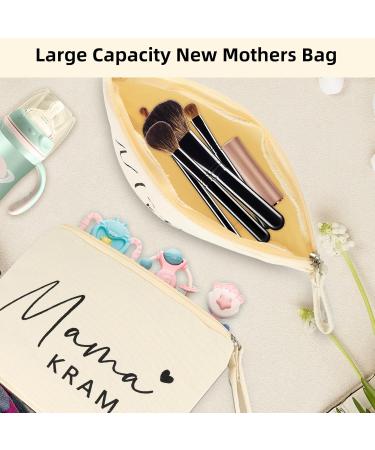 2PC Makeup Bag Set for New Moms | Thoughtful Gifts for First-Time Mothers | Cosmetic Bags for Expectant Moms - Buy Online on GoSupps.com