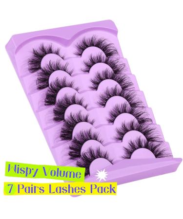 Buy ALICE Fox Eye Lashes - 3D Wispy Cat Eye & Anime Cosplay Eyelashes | Fluffy Manga False Eyelashes - 7 Pairs A001 - Buy Online on GoSupps.com