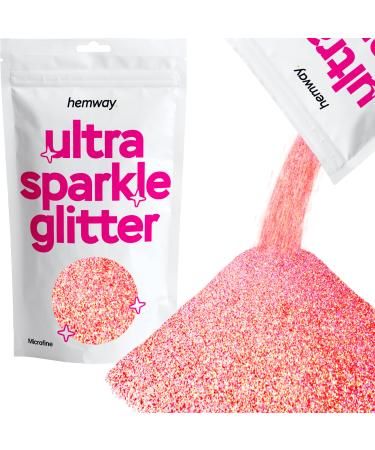 Hemway Microfine Ultra-Schein-Glitter 100 g 3 5 Unzen Cosmetic Safe - Rose Gold Holographic Rose Gold Holographic Microfine - 100g