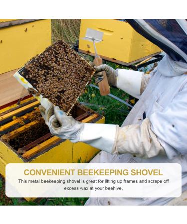 Ipetboom Beehive Shovel Clean Wax Honeycomb Scraper Partition Steel for Uncapping Tool Supplies King Honey Beekeeping - Buy Online on GoSupps.com