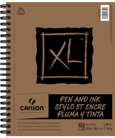 Canson XL Series Mixed Media Pad, Side Wire, 9x12 inches, 60