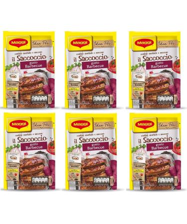 Buitoni Maggi il Saccoccio Barbecue powdered spices for fried pork ribs 34 g soft and tasty pork ribs powder flavor