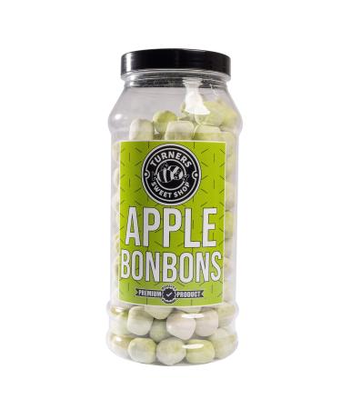 Apple BonBons - 620g by Turners Sweet Shop Traditional Retro Gift Jar Classic Original Pick & Mix Sweets Quality Confectionary Fantastic Gifts for Him Her or Them