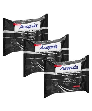 ASEPXIA Acne Treatment Wipes with Activated Charcoal and Salicylic Acid 20 wipes