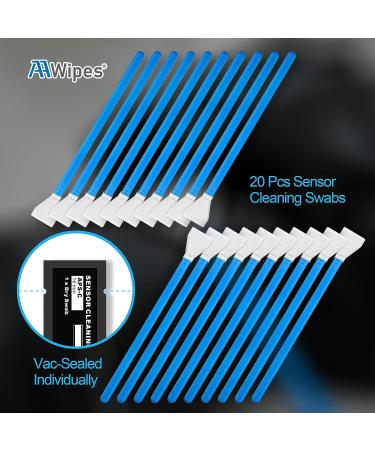 AAWipes 16mm Sensor Cleaning Swabs for APS-C DDR DSLR/SLR Cameras - 20 Pack - Buy Online on GoSupps.com