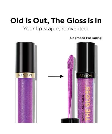 Revlon Super Lustrous Lip Gloss | Non-Sticky Formula | High Shine Finish | 265 Black Cherry | 0.13 Fl Oz (Pack of 1) - Buy Online on GoSupps.com