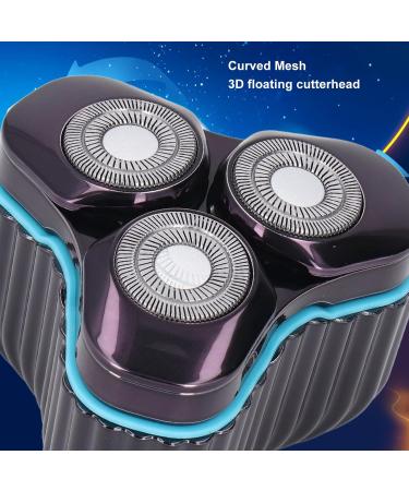 3D Rotating Waterproof Beard Trimmer - Mini USB Rechargeable with 3 Floating Heads for Home Grooming - Buy Online on GoSupps.com