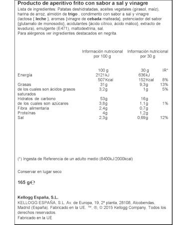 Buy Pringles Salt & Vinegar 165g - Pack of 6 | International Shipping Available - Buy Online on GoSupps.com