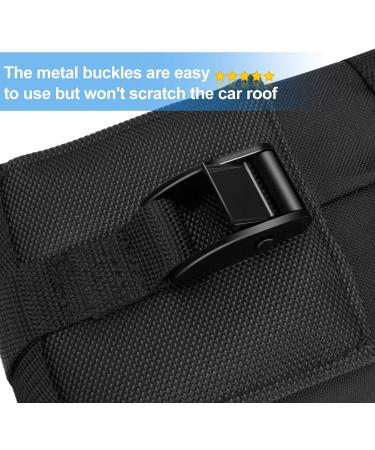 WOOWAVE Kayak Roof Rack Pads - 33in Soft Premium Crossbars for Surfboard SUP Paddleboard | Universal Car Roof Rack with Waterproof Straps & Storage Bag (Pair) - Buy Online on GoSupps.com