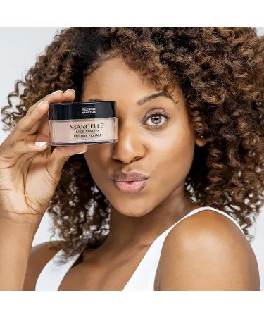 Marcelle Loose Setting Face Powder - Translucent, Talc-Free, Mattifying - 1.94 Oz | Hypoallergenic, Cruelty-Free, Long-Lasting - Buy Online on GoSupps.com