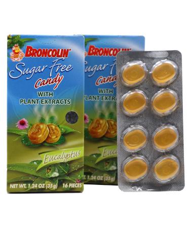 Broncolin Sugar Free Drops with Echinacea Plant Extracts Eucalyptus 2-Pack 16 Drops per Box 2 Boxes